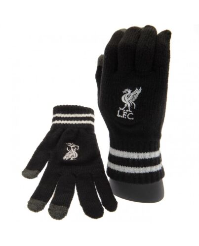 Liverpool FC Touchscreen Knitted Gloves Youths BK-TM-02168