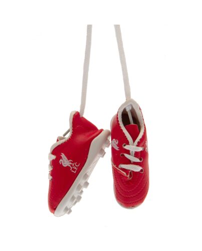 Liverpool FC Red & White Mini Football Boots-TM-02400