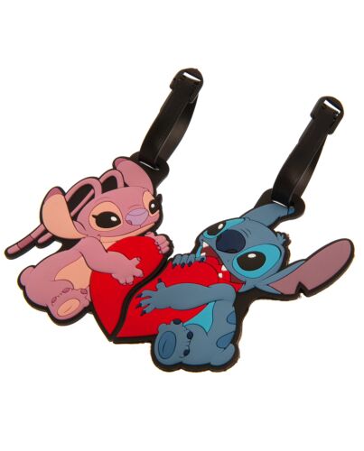 Lilo & Stitch Luggage Tags Hearts-TM-02962