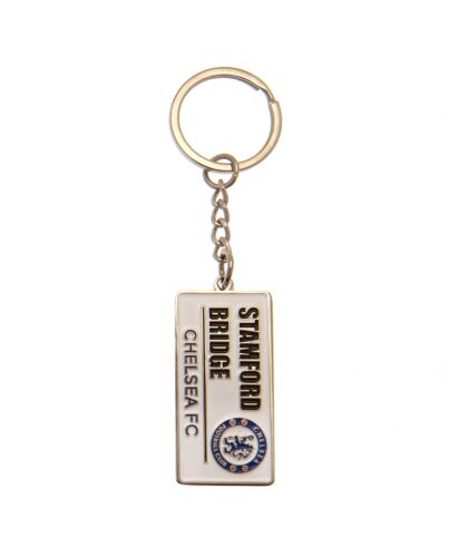 Chelsea FC Embossed Street Sign Keyring-TM-03179