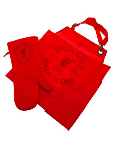 Liverpool FC Apron & Oven Glove Set-TM-03308