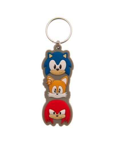 Sonic The Hedgehog Group PVC Keyring-TM-03498