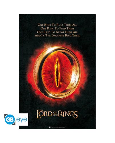 The Lord Of The Rings Poster One Ring 68-TM-03505