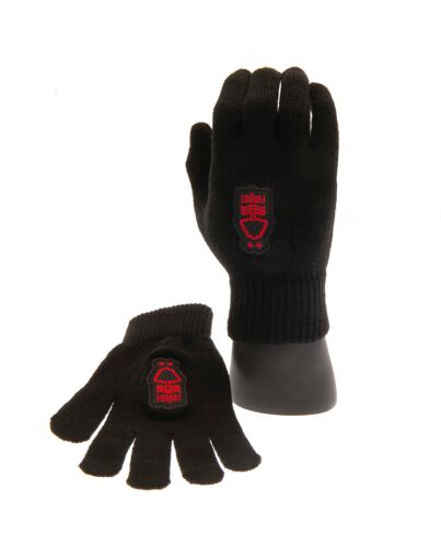 Nottingham Forest FC Knitted Gloves Junior-TM-03869