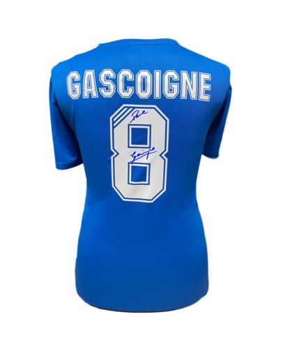 Rangers FC Gascoigne Signed Shirt-TM-02736