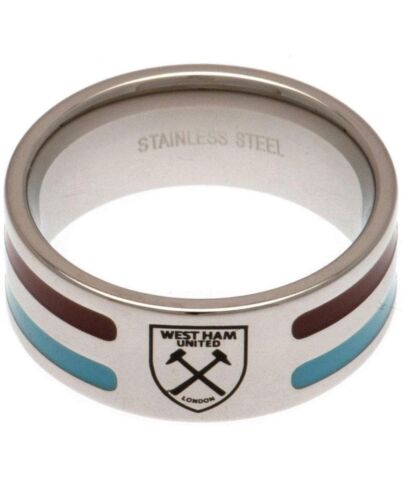 West Ham United FC Colour Stripe Ring Large-122140
