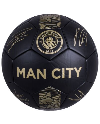Manchester City FC Sig Gold Phantom Football-TM-00576