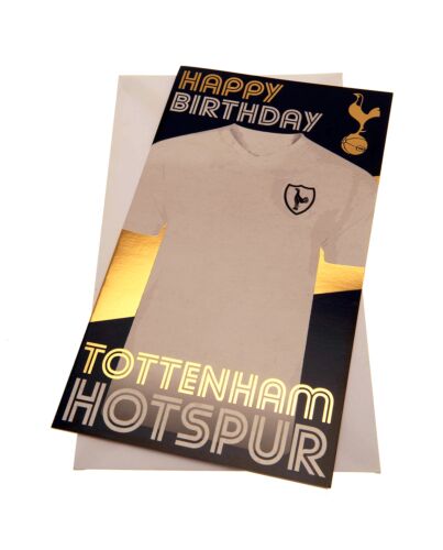 Tottenham Hotspur FC Retro Shirt Birthday Card-TM-03901
