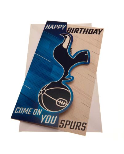 Tottenham Hotspur FC Crest Birthday Card-TM-03938