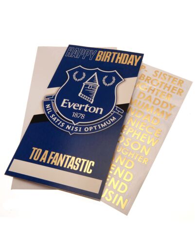 Everton FC Personalised Birthday Card-TM-03888