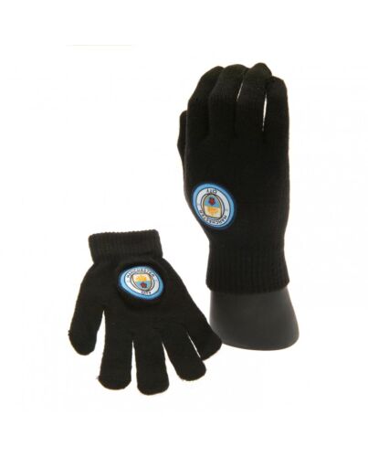 Manchester City FC Knitted Gloves Junior-110977