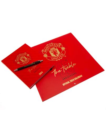 Manchester United FC Calendar & Diary Musical Gift Box 2024-TM-03077