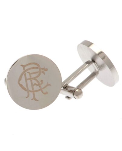 Rangers FC Stainless Steel Round Cufflinks-TM-03462