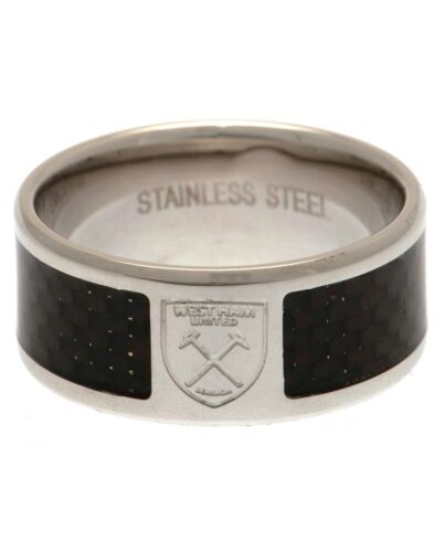 West Ham United FC Carbon Fibre Ring Medium-188325