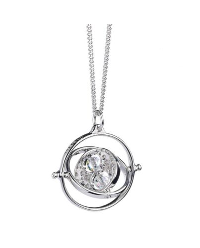 Harry Potter Sterling Silver Crystal Necklace Time Turner-169971