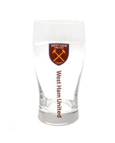 West Ham United FC Tulip Pint Glass-TM-04081