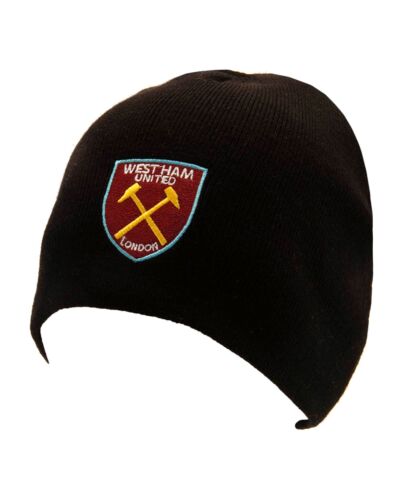 West Ham United FC Black Beanie-TM-02921