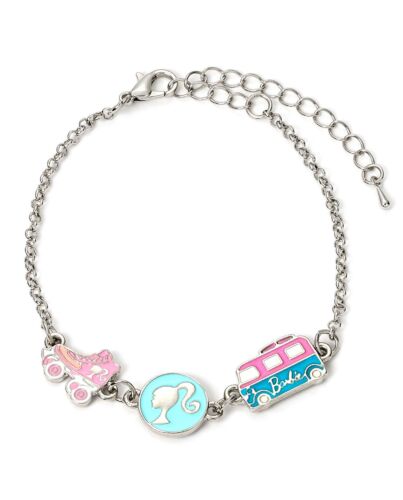 Barbie Silver Plated Charm Bracelet-TM-03999