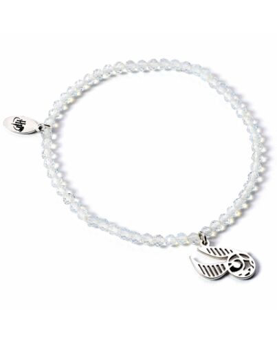 Harry Potter Stone Bracelet With Sterling Silver Charm Golden Snitch-TM-04733