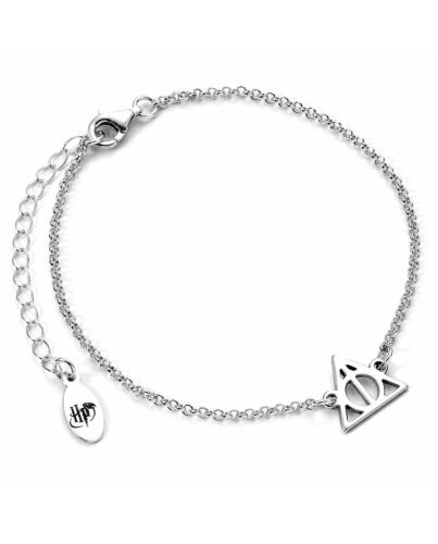 Harry Potter Sterling Silver Charm Bracelet Deathly Hallows-TM-04735