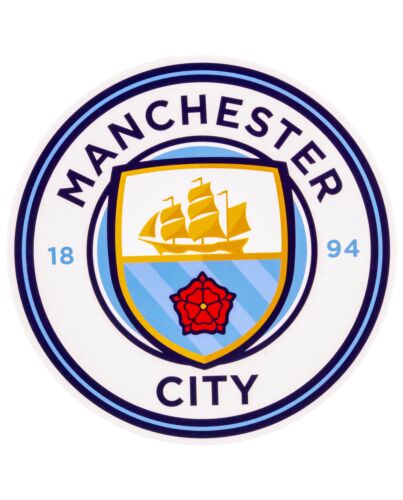 Manchester City FC Crest Car Sticker-TM-05176