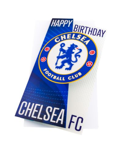 Chelsea FC Crest Birthday Card-TM-03926
