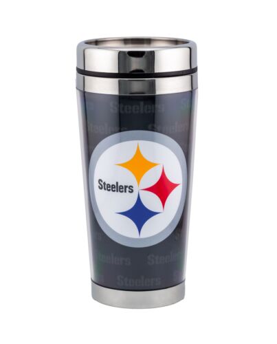 Pittsburgh Steelers Full Wrap Travel Mug-TM-05088