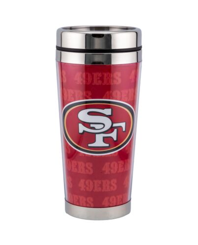 San Francisco 49ers Full Wrap Travel Mug-TM-05089