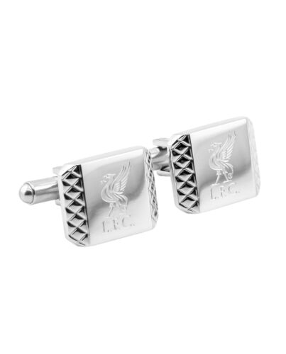 Liverpool FC Stainless Steel Patterned Cufflinks-TM-05122