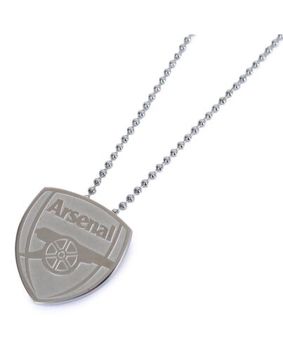 Arsenal FC Stainless Steel Large Pendant & Chain-TM-05114