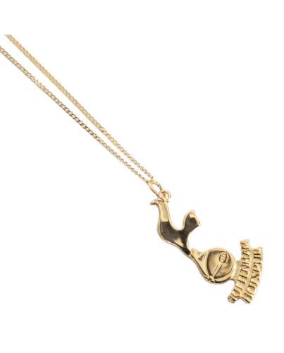 Tottenham Hotspur FC 18ct Gold Plated on Silver Pendant & Chain-TM-05081
