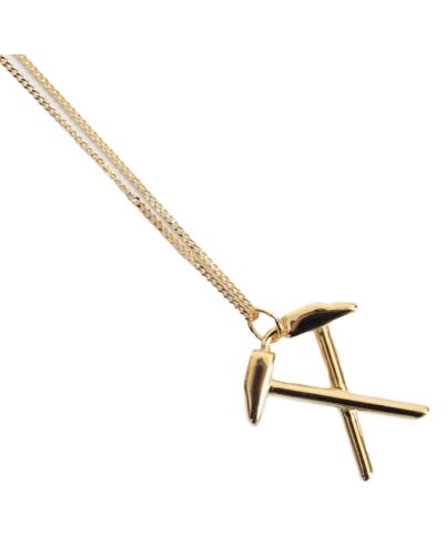 West Ham United FC 18ct Gold Plated on Silver Pendant & Chain-TM-05082