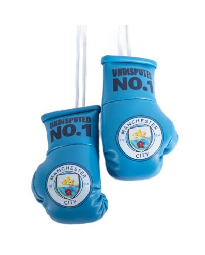 Manchester City FC Mini Boxing Gloves-TM-03958