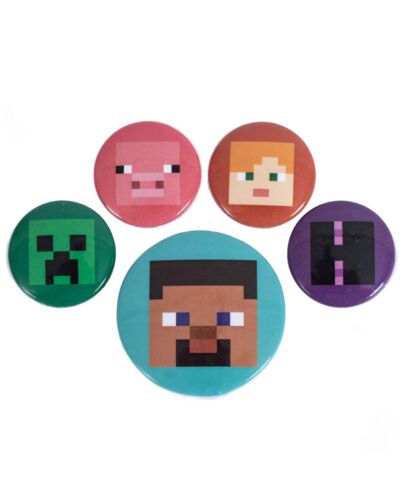 Minecraft Button Badge Set-TM-05477