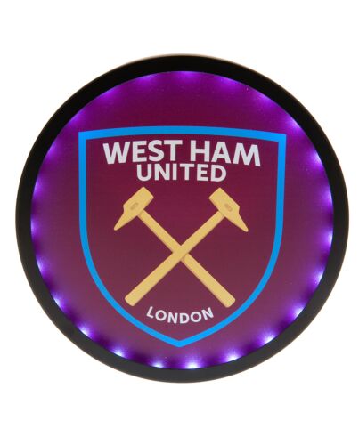 West Ham United FC Metal LED Logo Sign-TM-02571
