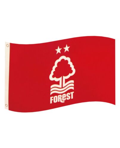 Nottingham Forest FC Core Crest Flag-TM-01717 Maznun Football
