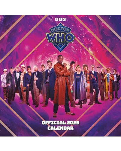 Doctor Who Classic Edition Square Calendar 2025-TM-04795