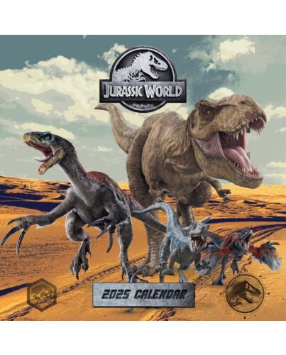 Jurassic World Square Calendar 2025-TM-04807