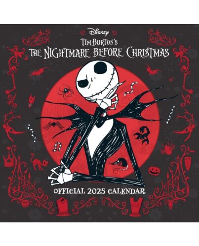The Nightmare Before Christmas Square Calendar 2025-TM-04815