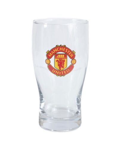Manchester United FC Tulip Pint Glass-TM-05814