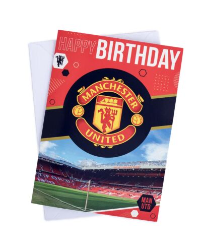 Manchester United FC Musical Birthday Card-TM-03942