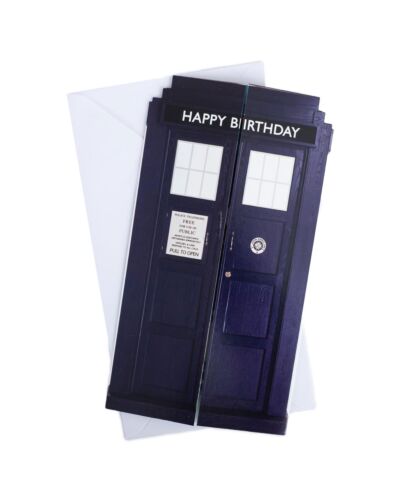 Doctor Who Tardis Birthday Card-TM-05639