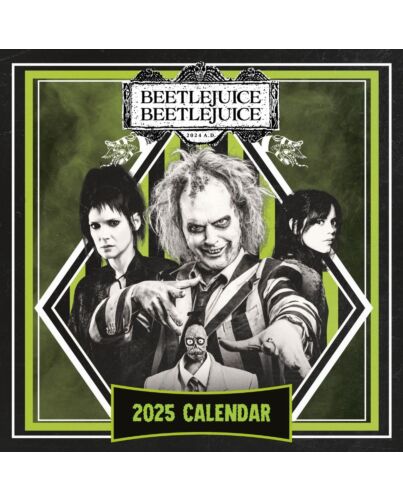 Beetlejuice 2 The Movie Square Calendar 2025-TM-04790