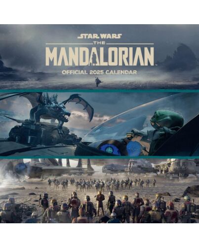 Star Wars: The Mandalorian Square Calendar 2025-TM-04830