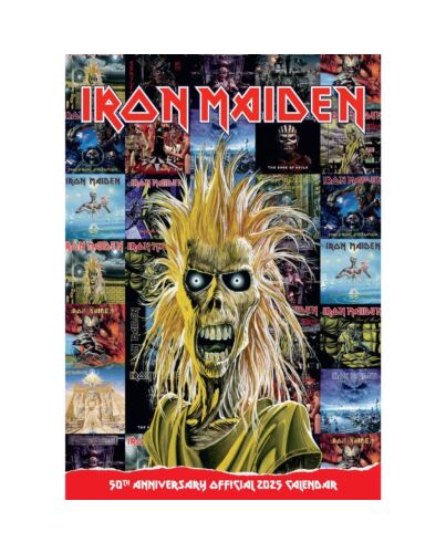 Iron Maiden A3 Calendar 2025-TM-04804
