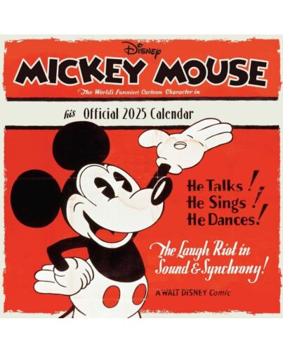 Mickey Classic 90th Anniversary Square Calendar 2025-TM-05197