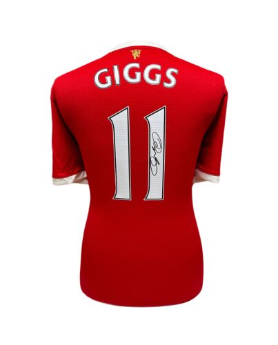 Manchester United FC Giggs Signed Shirt-TM-05409