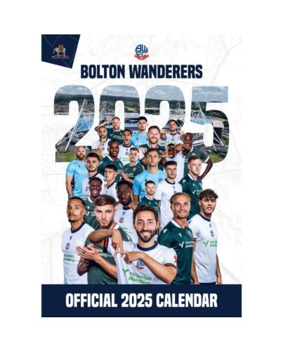 Bolton Wanderers FC A3 Calendar 2025-TM-04873