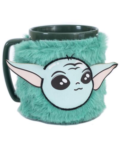 Star Wars: The Mandalorian Fuzzy Grogu Mug-TM-05536