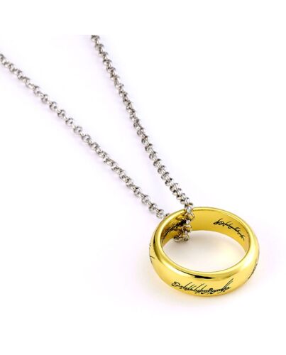 The Lord Of The Rings Silver Plated One Ring Necklace-TM-05911